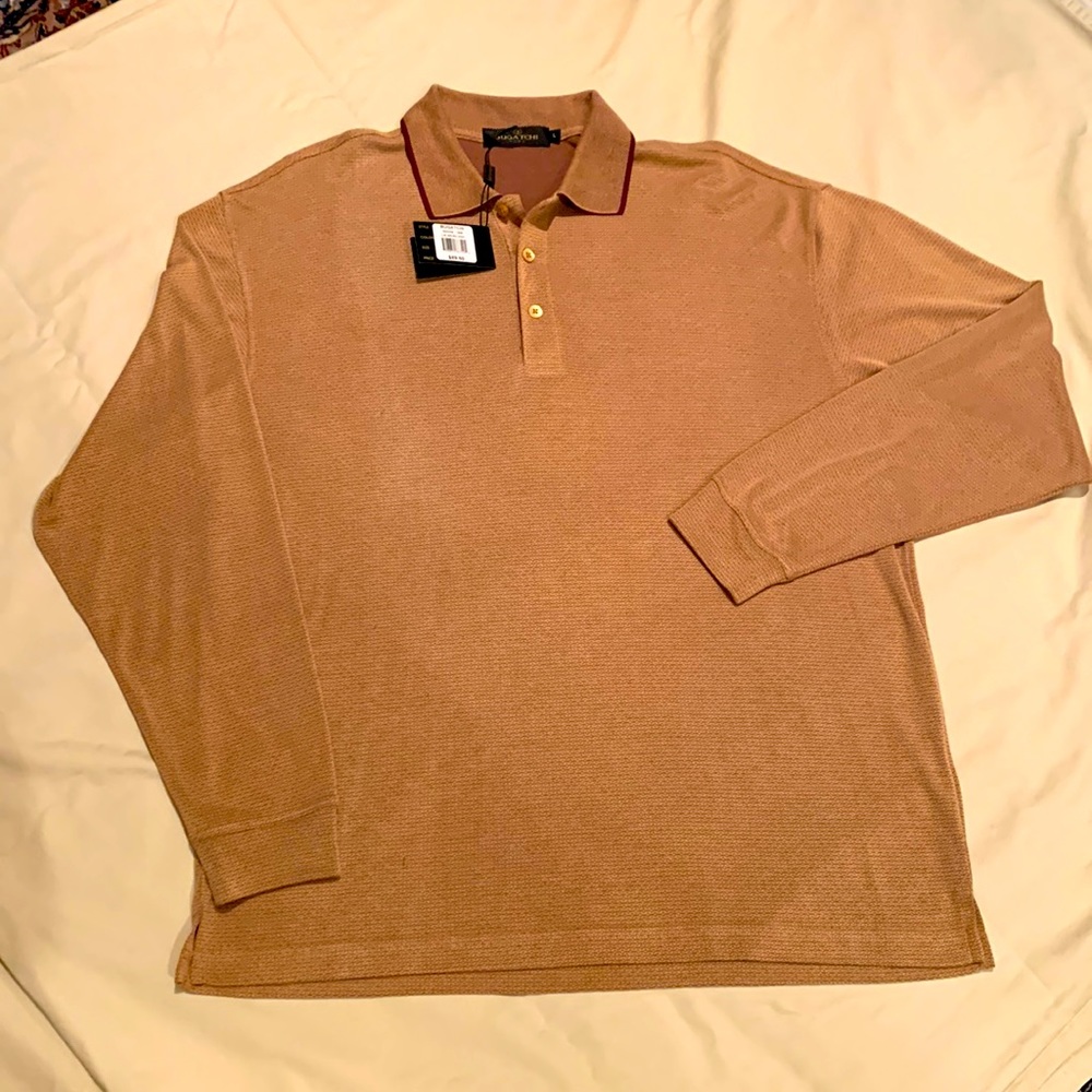Bugatchi new polo long sleeve